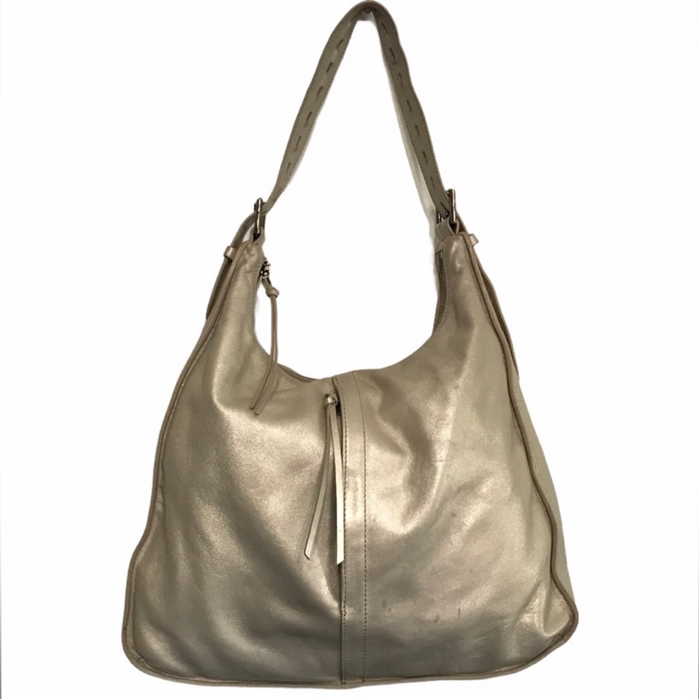 Hobo Int. Iridescent Metallic Gold Marley Shoulder Bag Purse. OS